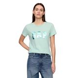 GAP 729555013 V-Ss Logo Classic Tee Kadın Tişört S Yeşil