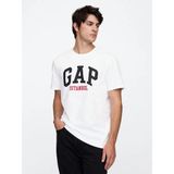 GAP 745261000 V-FRCH İstanbul Beyaz Erkek T-shirt