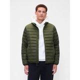 GAP 790583002 Logo Puffer Yeşil Günlük Stil Erkek Mont
