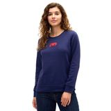 GAP 800444002 Lacivert Relaxed Logo Kadın Günlük Stil Eşofman Üstü