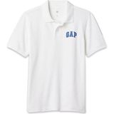 Gap 843607 V-Frc Ss Logo Polo Beyaz Erkek T-Shirt - XS