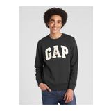 GAP 852079 Siyah Logo Yuvarlak Yaka Erkek Sweatshirt