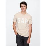 Gap 856659023 V-Everyday Soft Basic Logo T Erkek Tişört - Kahverengi