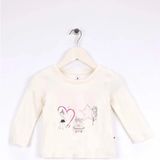 Gap Baskılı Bej Bebek T-Shirt 812482002-A