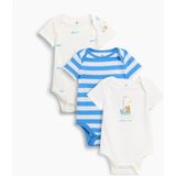Gap Bebek Açık Mavi First Favorites Organik Pamuk Bodysuit (3’lü) - 6 - 12 Ay