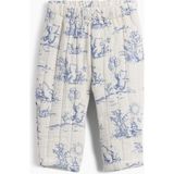 Gap Bebek Beyaz Baby Kapitone Gauze Pull-On Pantolon - 18 - 24 Ay