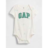 Gap Bebek Beyaz First Favorites Organik Pamuk Logo Bodysuit - 12 - 18 Ay