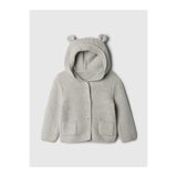GAP Bebek Gri Brannan Bear Kulak Aplikeli Hırka