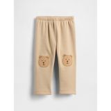 Gap Bebek Krem Pull-On Cozy Astarlı Pantolon - 0 - 3 Ay