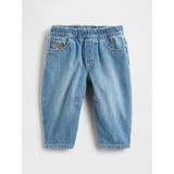 Gap Bebek Mavi Pull-On Barrel Jean Pantolon - 0 - 3 Ay