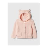 GAP Bebek Pembe Brannan Bear Kulak Aplikeli Hırka