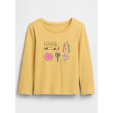 GAP Bebek Uzun Kollu T-Shirt, 2YRS, 794664001, Pembe, Üniseks bebek