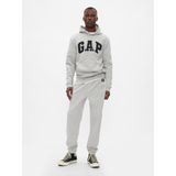 Gap Erkek Açık Gri Gap Logo Fleece Jogger Eşofman Altı - XS