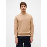 GAP Erkek Açık Kahverengi CashSoft Turtleneck Kazak