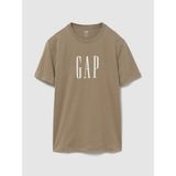 Gap Erkek Açık Kahverengi Everyday Soft Relaxed Grafik Baskılı T-Shirt