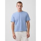 Gap Erkek Açık Mavi Heavyweight Crop T-Shirt - 2XL