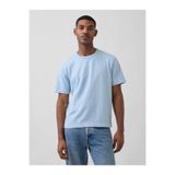 GAP Erkek Açık Mavi Heavyweight Relaxed T-Shirt