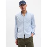 Gap Erkek Açık Mavi Standart Fit Oxford Gömlek - XL