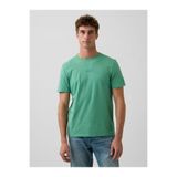 GAP Erkek Açık Yeşil Everyday Soft Mini Logo T-Shirt
