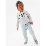 Gap Erkek Bebek Açık Gri Gap Logo Kapüşonlu Sweatshirt - 3 - 6 Ay