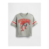 GAP Erkek Bebek Açık Gri Marvel Grafik T-Shirt