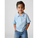 Gap Erkek Bebek Açık Mavi Boxy Polo T-Shirt - 3 Yaş