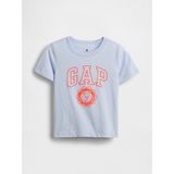 Gap Erkek Bebek Açık Mavi Grafik Baskılı T-Shirt - 3 Yaş