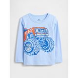 Gap Erkek Bebek Açık Mavi Grafik Baskılı T-Shirt - 4 Yaş