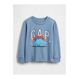 GAP Erkek Bebek Açık Mavi Logo T-Shirt