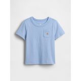 Gap Erkek Bebek Açık Mavi Mix & Match Cep T-Shirt - 3 Yaş