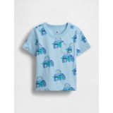 Gap Erkek Bebek Açık Mavi Mix & Match Pocket T-Shirt - 4 Yaş
