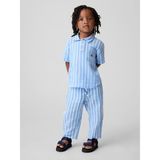 Gap Erkek Bebek Açık Mavi Pamuk Gauze Pull-On Barrel Pantolon - 2 Yaş