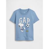 Gap Erkek Bebek Açık Mavi Peanuts Logo T-Shirt - 18 - 24 Ay