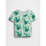 Gap Erkek Bebek Açık Yeşil Mix & Match Pocket T-Shirt - 4 Yaş