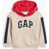 Gap Erkek Bebek Bej Relaxed Colorblock Logo Sweatshirt - 6 - 12 Ay