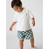 Gap Erkek Bebek Beyaz Boxy Polo T-Shirt - 12 - 18 Ay