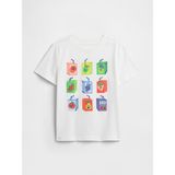 Gap Erkek Bebek Beyaz Grafik Baskılı T-Shirt - 12 - 18 Ay