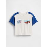 Gap Erkek Bebek Beyaz Hot Wheels Grafik Logo T-Shirt - 2 Yaş