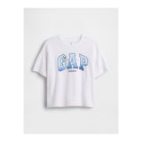 GAP Erkek Bebek Beyaz İstanbul Logo Grafik Baskılı T-Shirt