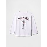 Gap Erkek Bebek Beyaz Messi Grafik T-Shirt - 2 Yaş