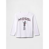Gap Erkek Bebek Beyaz Messi Grafik T-Shirt - 5 Yaş