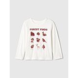 Gap Erkek Bebek Beyaz Mix and Match Grafikli T-Shirt - 12 - 18 Ay