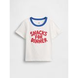 Gap Erkek Bebek Beyaz Mix & Match Grafik Baskılı T-Shirt - 2 Yaş