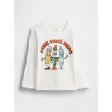 Gap Erkek Bebek Beyaz Mix & Match Grafik Baskılı T-Shirt - 6 - 12 Ay