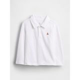 Gap Erkek Bebek Beyaz Organik Pamuk Polo T-Shirt - 3 Yaş