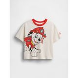 Gap Erkek Bebek Beyaz Paw Patrol Oversized Grafik Baskılı T-Shirt - 4 Yaş
