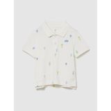 Gap Erkek Bebek Beyaz Pique Polo T-Shirt - 6 - 12 Ay