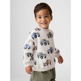 Gap Erkek Bebek Beyaz Vintagesoft Sweatshirt - 6 Yaş