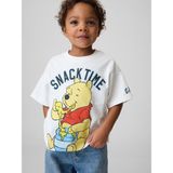 Gap Erkek Bebek Beyaz Winnie The Pooh Oversized Grafik Baskılı T-Shirt - 6 - 12 Ay