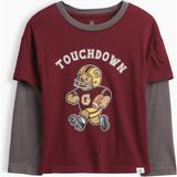 GAP Erkek Bebek Bordo Grafik Baskılı T-Shirt, 3 Yaş